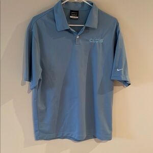 Men’s Nike dri-fit blue polo